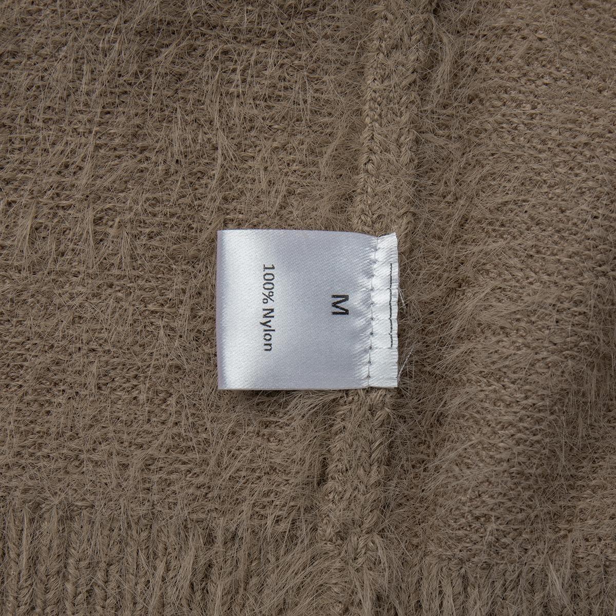 

Women s 2025 Autumn Winter Faux Mink Knit Cardigan V Neck Long Sleeve Loose Casual Sweater Coat L