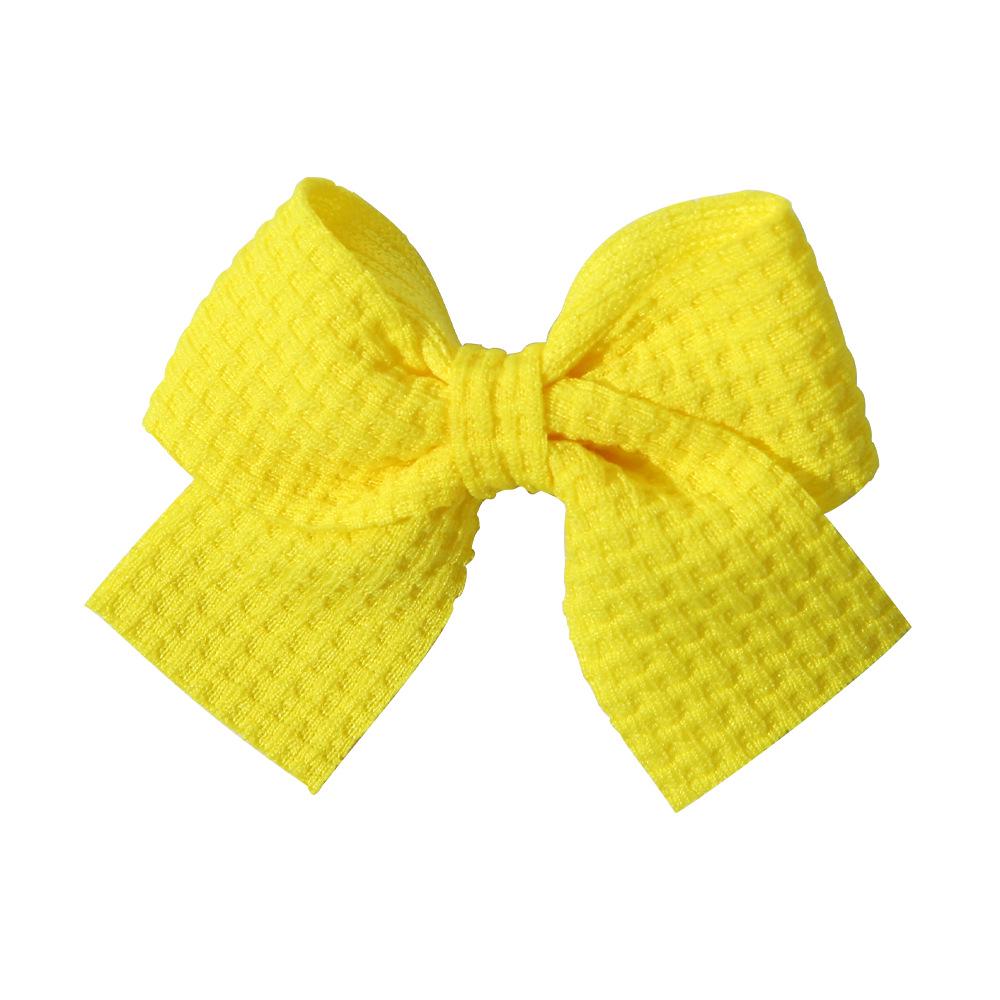 Popular Handmade Fabric Bow Hair Clips for Girls - Macaron Duckbill Style