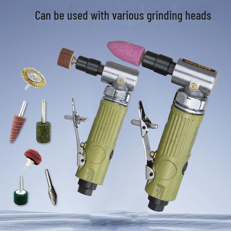 Gaobao 90° Right Angle Pneumatic Die Grinder & Deburring Tool