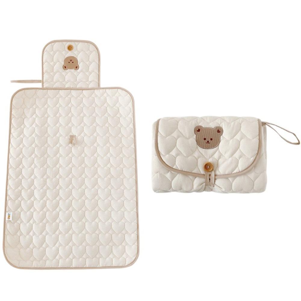 Multifunctional Baby Changing Pad Bear Folding Diaper Changing Cover  Infant Care Products