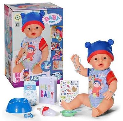 BABY BORN Doll Jonas 43cm Baby with 10 Functions and Accessories
