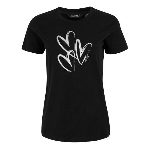 

Regatta Womens/Ladies Filandra IX Foil Heart T-Shirt 10 UK