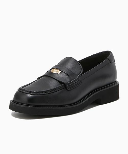 Tommy Hilfiger Elettra Penny Leather Loafers - Black (T52F6Asz330Wt1Bds)