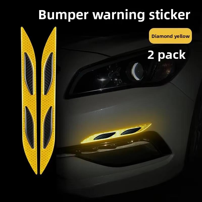 Reflective Car Sticker for Bumper Door Wheel Brow Anti-scratch Protective Stickers Car Body Anti-collision Night Warning Sticker