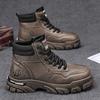 New Martin boots men's outdoor tooling shoes men's high-top locomotive men's boots autumn and winter old platform trendy shoes