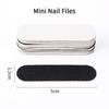 50pcs/pack Double Side Nail Files Mini Wood Sanding Buffer Block Set Professional Nail Art Tools