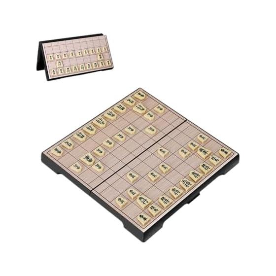 Shogi Magnetic Shogi Board Board Game Foldable Compact Travel Gift for Beginners