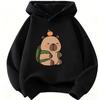 Kawaii Capybara Kids Hoodie: Cute Spring Sweatshirt for Boys & Girls