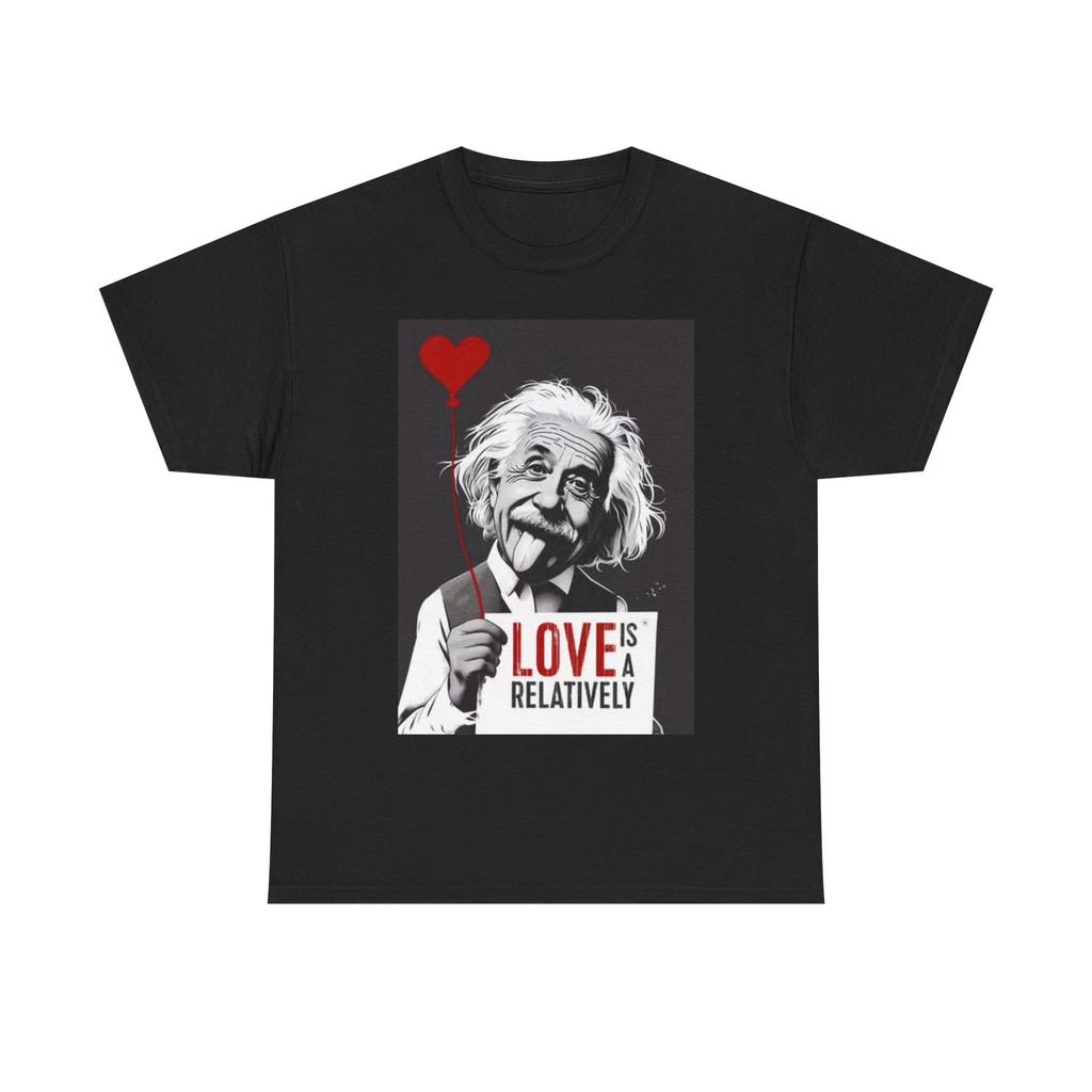Men's and Women's T-shirts Albert Einstein Theory Of Love