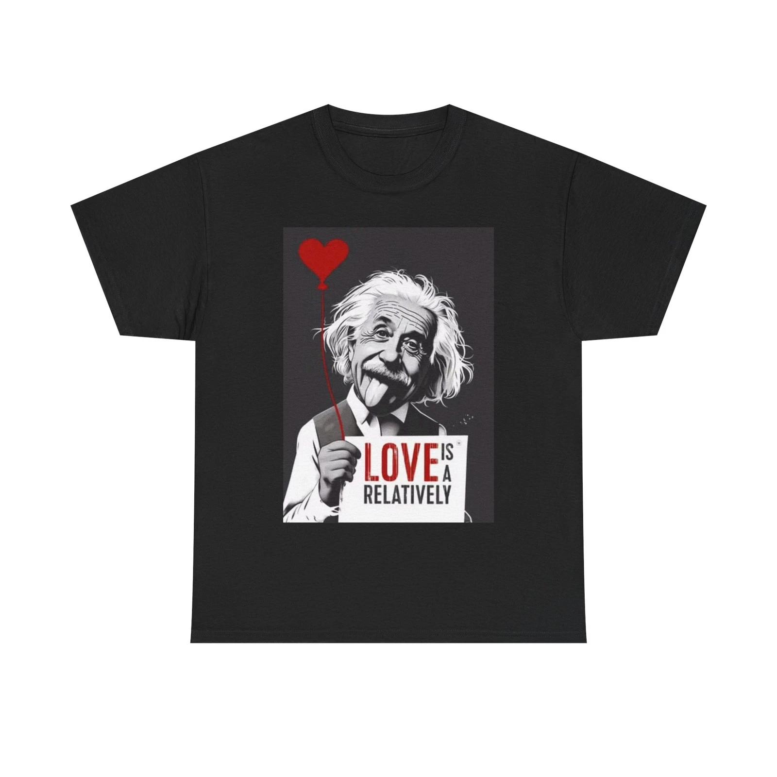 Men s and Women s T-shirts Albert Einstein Theory Of Love M