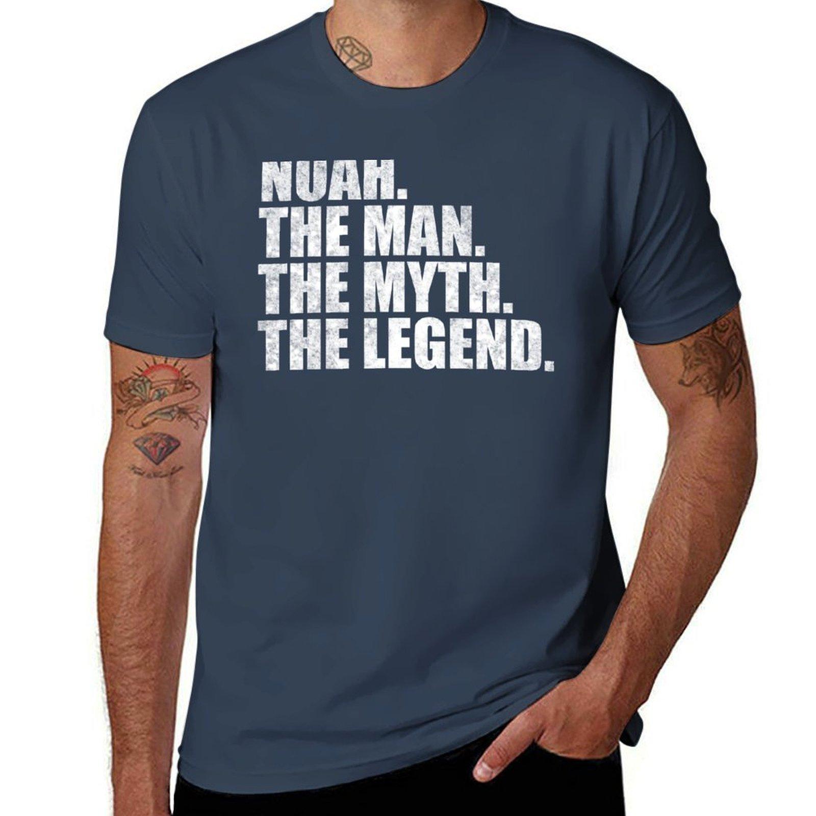 Noah Name Noah The Unisex The Myth The Legend Tshirt Basic Comfort Fit Tshirt For Unisex S