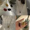 Retro Oval Stone Long Sweater Chain Necklaces For Women Lady Fashion New Jewelry Gift Party Collares Para Mujer