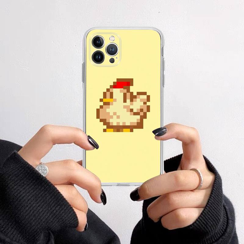 Stardew valley Phone Case For iPhone 14 13 12 11 Pro Max XS X XR SE 2020 6 7 8 Plus Mini Transparent Shell