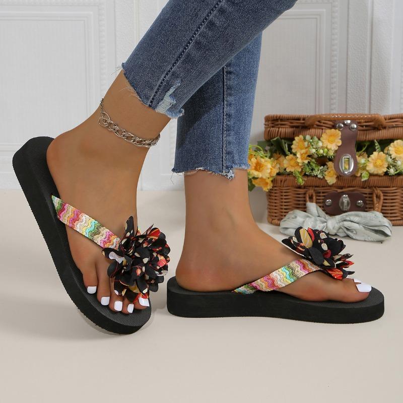 Moda Femei Flip Flops Vară Plajă Platformă Papuci Casual Exterior Sandale Pantofi Vară Femei