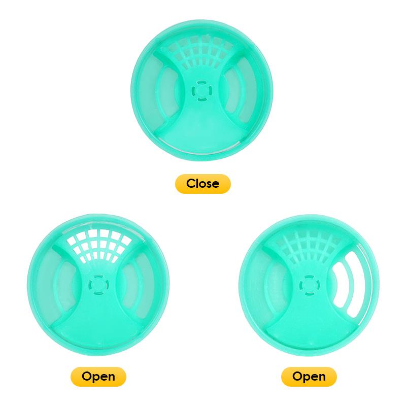 5pcs Round Hive Entrance Discs Attach To Nuc Or Hive Boxes Swarm Boxes Ventilator Rotatable Opening and Closing Hive Entrance