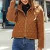 Women's Zipper Color Casual Pocket Jacket Sweatshirt Coats