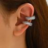 Exaggerated Style Women's Earrings Geometric C-shaped Metal Design High-end Stud Earrings Niche Earrings Fashion