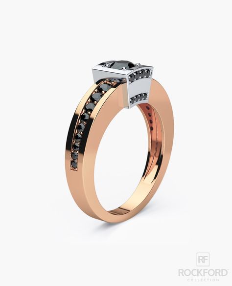 Mei Mary Creative gold-plated diamond ring - fashionable ring for men and women