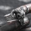 Vintage Retro Punk Skull Devil Horn Rings For Men Women Couples Personality Party Hip Hop Claw Ring Jewelry