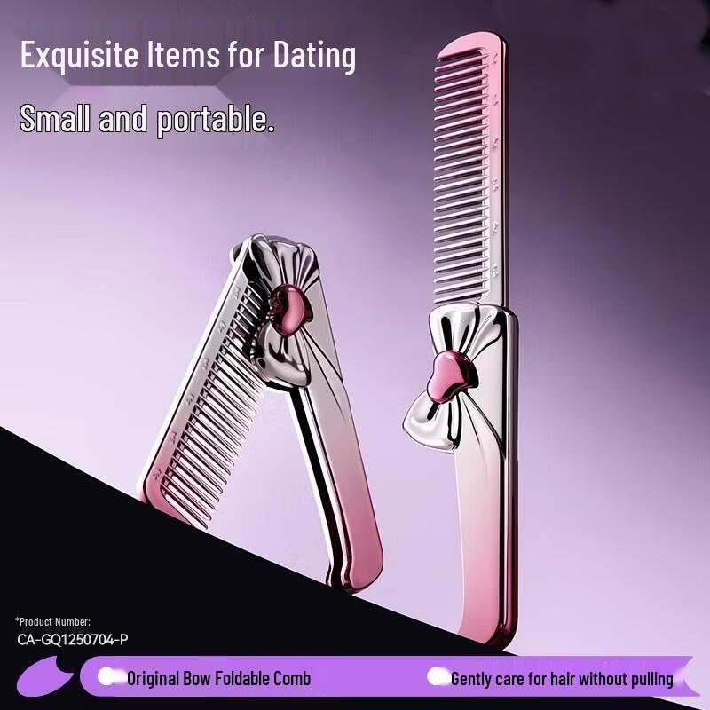 HANDUNYOU Kids Foldable Detangling Bristle Comb