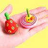 New Style Nostalgic Wooden Spinning Top Toy for Boys & Girls - Creative Hand-Twist Decompression Fun