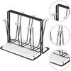 Yardwe Cup Drying Rack Japanese- Style Iron Mug Glass Bottle Organizer Tree Beer Wine Glass Shelf Drainer Stand Shelf Hook for Home Counter