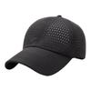 Breathable Outdoor Sun Hat Perforated Design Sweat Resistant Polyester Adjustable Fit Summer Activity Gear