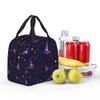 One Arcane Witch Hat Pattern Insulated Lunch Bag for Women Children Portable Food Boxes Thermal Lunch Box Tote