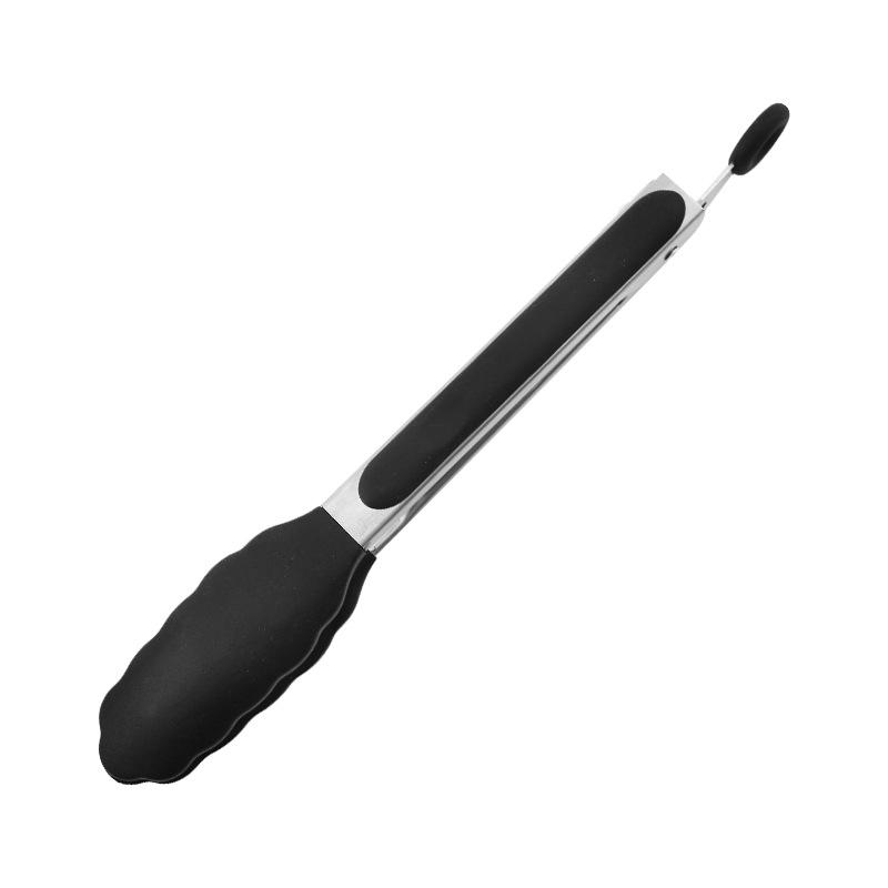 12-Piece Silicone Kitchen Utensil Set with Wooden Handles and Storage Container