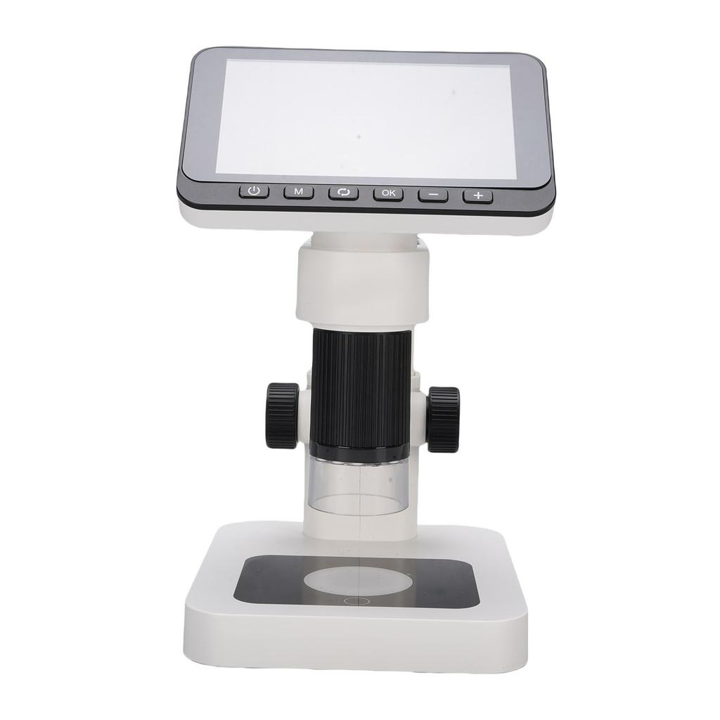 Electronic Microscope with 8 LED Lights 12MP 4.5 Inch Screen 5 32X Magnification Digital Magnifying Glass