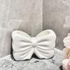 Bowknot Shape Ceramic Toothbrush Holder for Home and Bathroom Countertop Bowknot Decoration