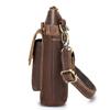 Retro Frenzy Leather Men's Crossbody Bag for Business Commuting - Genuine Leather Single Shoulder Bag - Cowhide Phone Pouch