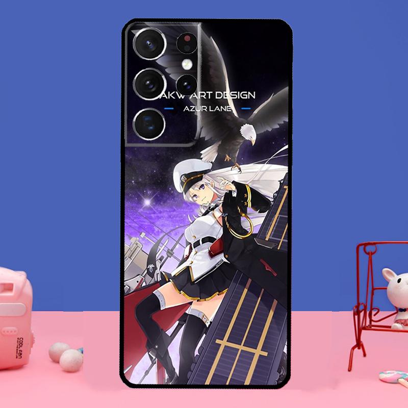 Azur Lane Phone Case For Samsung Galaxy S21 Ultra S20 FE S8 S9 S10 S22 Plus Note 20 Ultra Full Cover