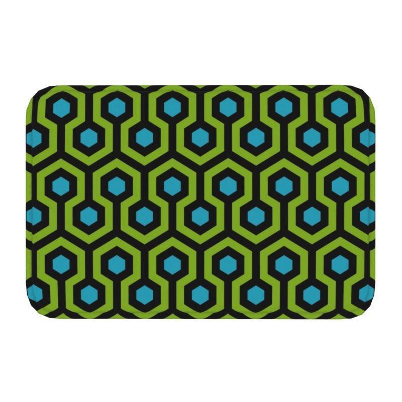 Geometric Pattern Carpet Mat Rubber Backing Rug Geometric Patterns for Modern Home Decoration Floor Mat Door Mat Non-slip Rug