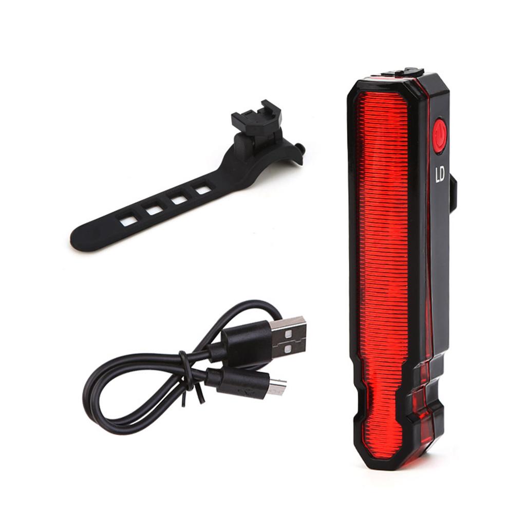 Road Bike Security Light Rechargeable Bicycles Light Night Cycling Tail Light Essential Accessory for Bicycles Security