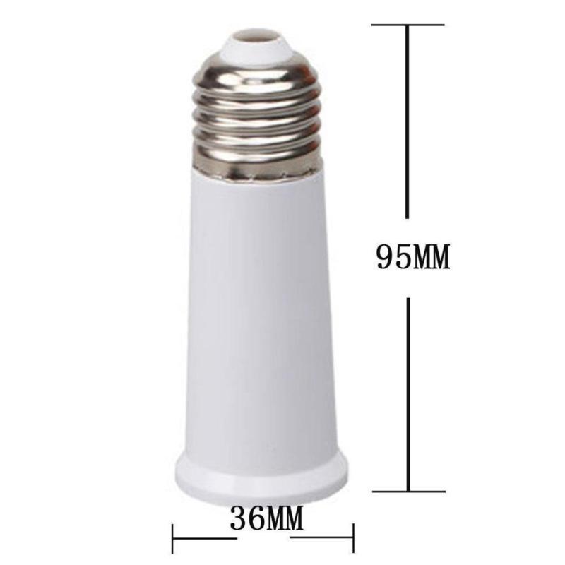 E27 to E27 95mm Extend Base Lamp Holder E27 Converter Light Bulb Cap
