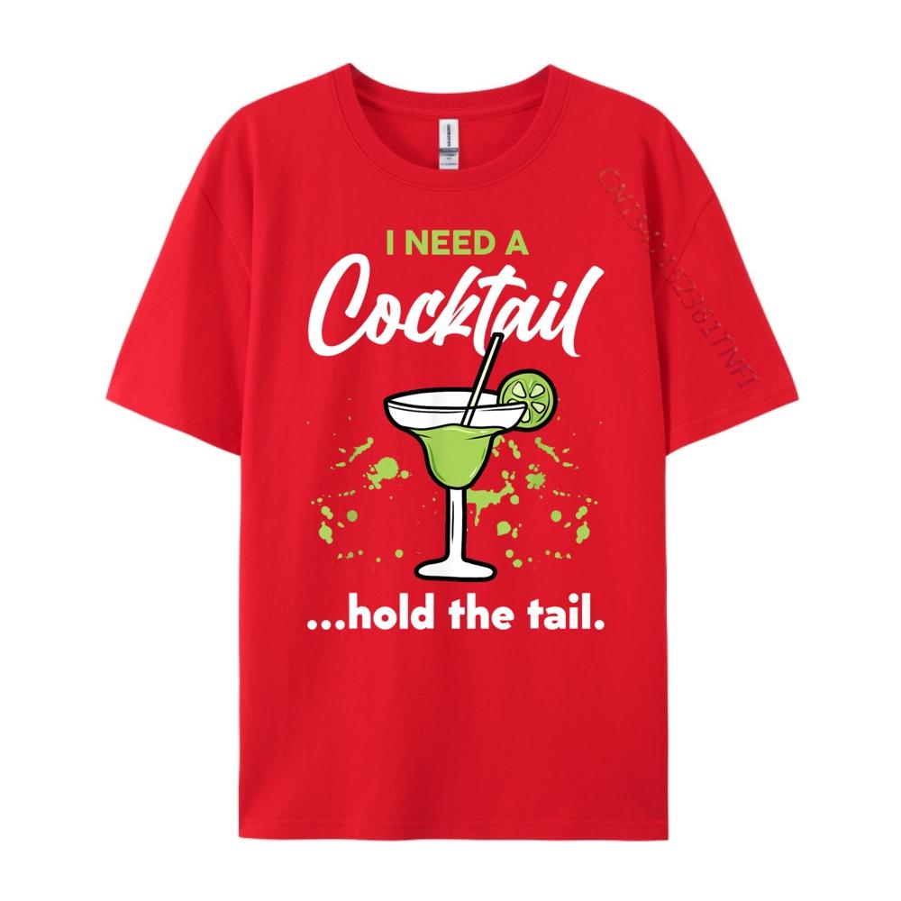 

I Need A Cocktail Hold The Tail Mixed Drink Shot Alcohol Bar Mens TShirts Mens Clothing HOLIDAYS S