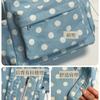 Schoolbag Korean version ins Cute Star Backpack Women's Large Capacity College Style Student School Bag Fashion Versatile Casual Backpack