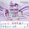 Cross-Border Princess Castle Dollhouse for Girls, Pretend Play Toy, Birthday Gift for Ages 3 and Up