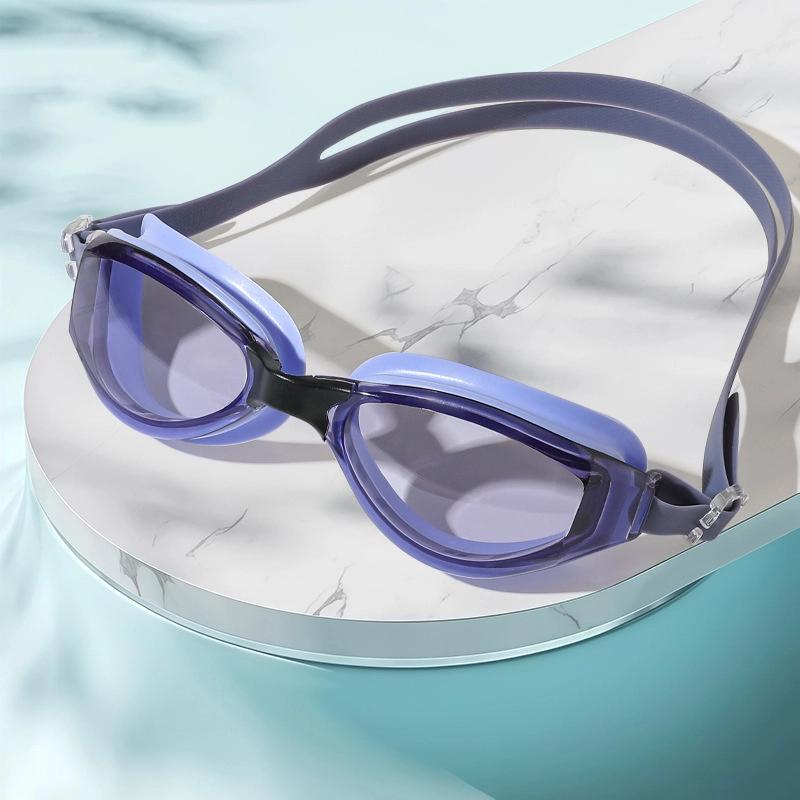 1Pc Unisex Professional Swimming Goggles With Box Waterproof Anti-Fog Swim Goggles For Adults Men Women