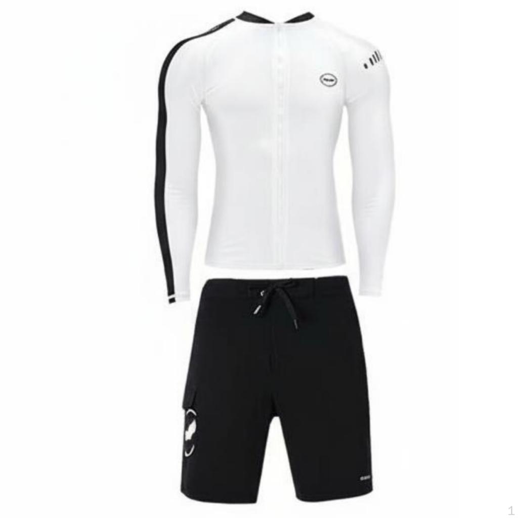 Long Sleeve Aquatic Shirt, Quick Dry, Upf 50+, Men, Sun Protection XL Diving Set