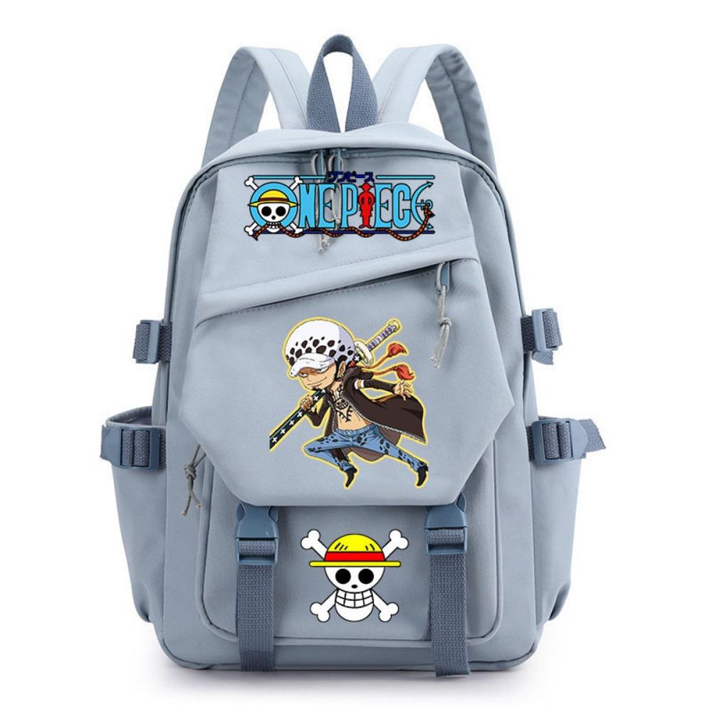 Anime ONE PIECE schoolbag children's backpack primary school bag male and female junior high school students college students campus backpack