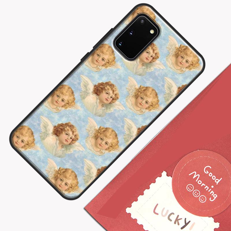 Cute Angels Aesthetic Aesthetics Phone Case For Samsung Galaxy S26 S25 Ultra S20 S21 S22 S23 S24 S10 Plus S25 FE Cover Shell