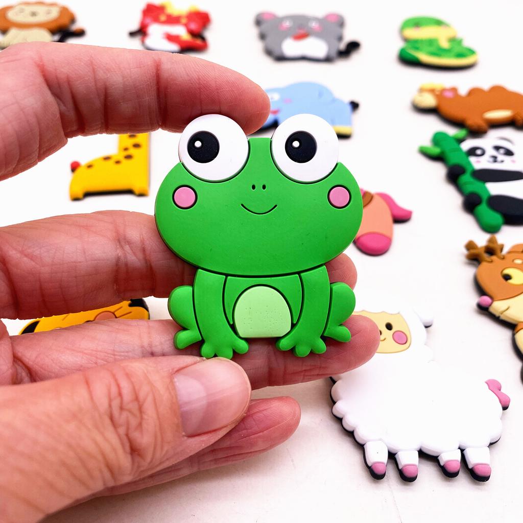 Cute Fridge Magnets PVC Cartoon Animal Magnet for Children Decorative Magnets for Refrigerator Cute Magnetic Magnet for Kid