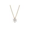 Flower Shape Necklace Women's Gold 362387C01