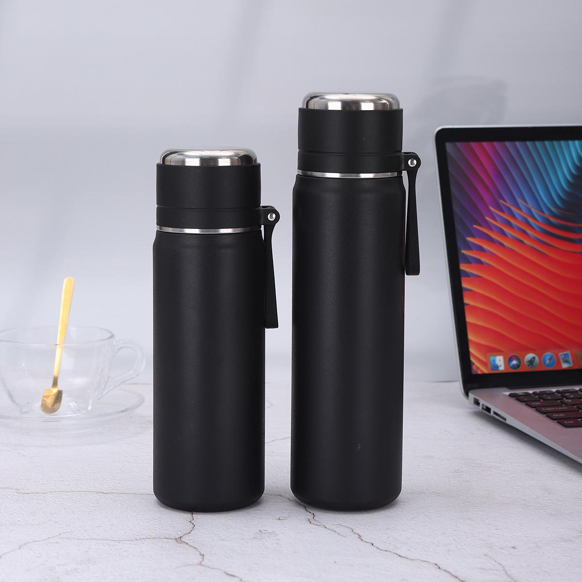 

New 316 stainless steel bullet thermos cup double-layer vacuum bouncing cup business gift cup 500ml чорний