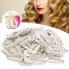 100pcs 10 Teeth Wig Clip Stainless Steel   Hairpiece Snap Clip for Hair Extension