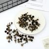 100Pcs/Set 12mm Punk Purse Handbag Pierced Jewelry Making Retro Rivets Metal Feet Studs Bag Accessories
