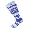 Plus Size 2XL-7XL 20-30 mmHg Compression Socks for Women Men Wide Calf Extra Large Knee High Flight Sock for Circulation Support
