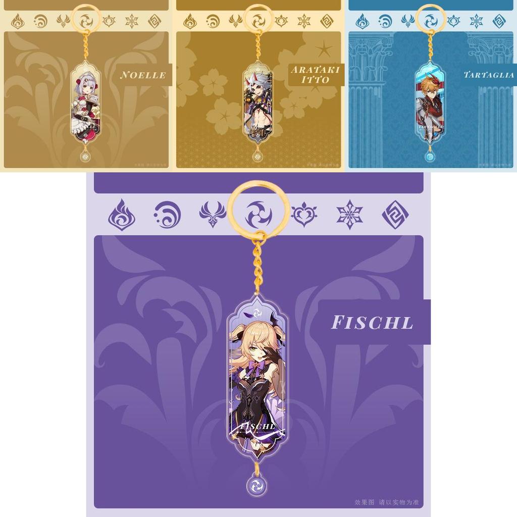 Genshin Impact Unique High Quality Acrylic Double Sided Keychains